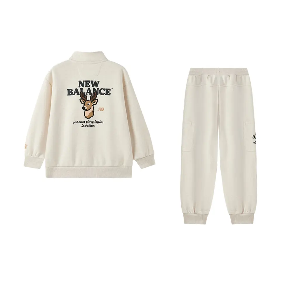 Детский спортивный комплект Casual Sportswear 2 Piece Set New Balance, Wheat — фото 3