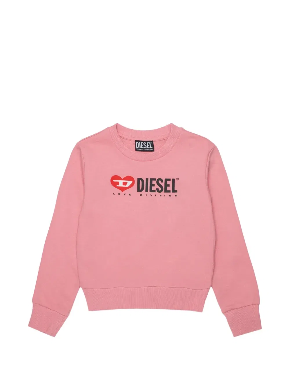 Толстовка Selovop с графичным принтом Diesel Kids, розовый
