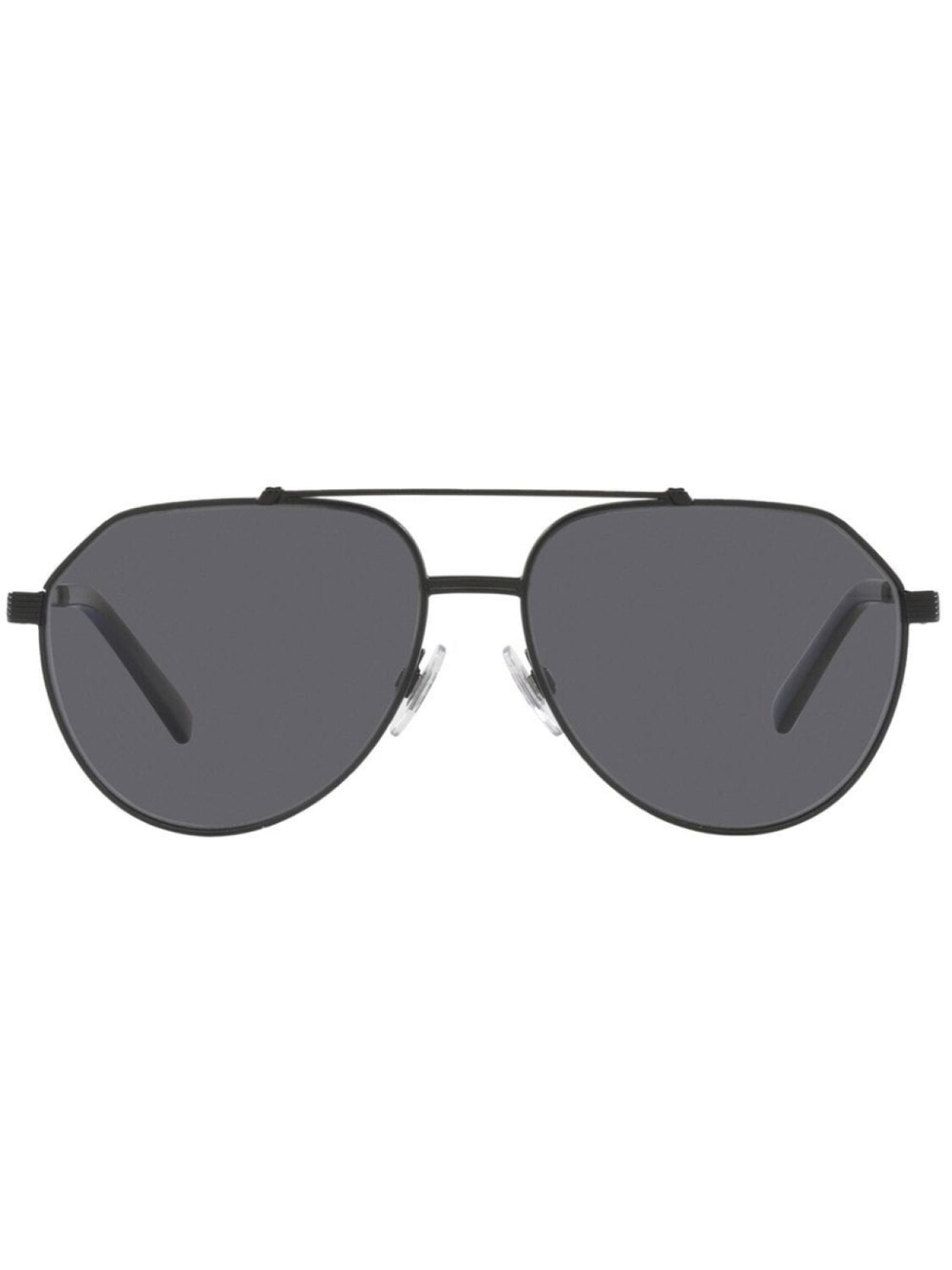 

Dolce & Gabbana Eyewear солнцезащитные очки-пилоты Gros grain, черный