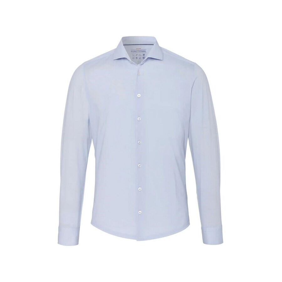 

Повседневная рубашка Hatico Slim fit Button Up Shirt, светло-синий