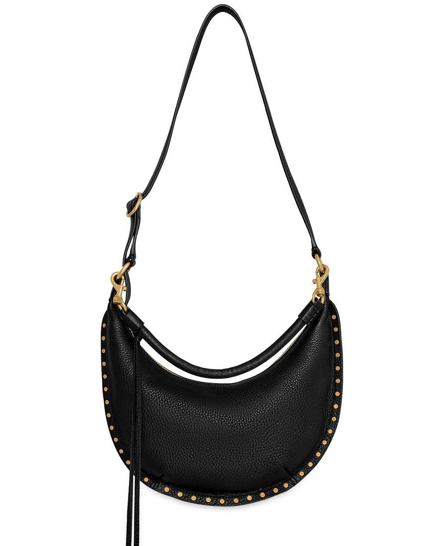

Сумка через плечо Darren Small Leather Crescent Crossbody Bag из кожи Rebecca Minkoff, Black
