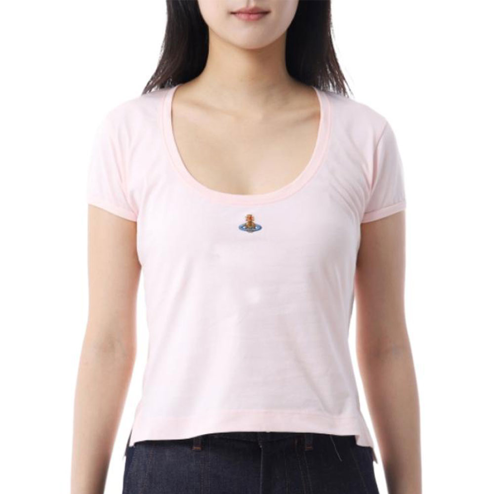 

Топ из органического хлопка с деталью в виде сердца Vivienne Westwood, розовый