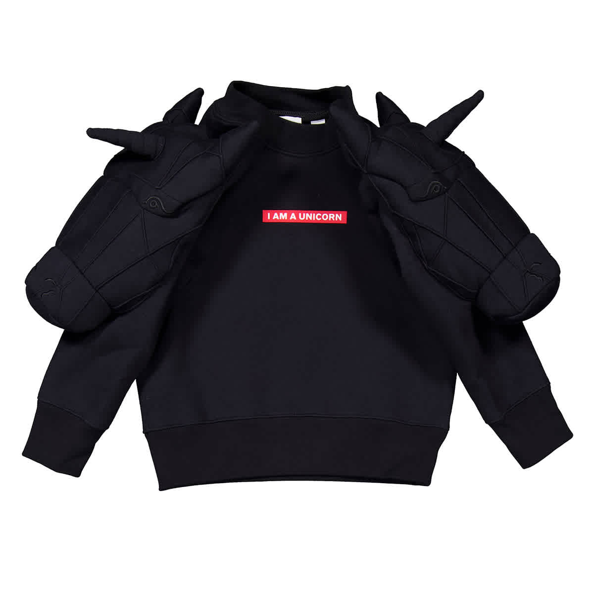 

Burberry Kids Черный Хлопковый 3D Единорог Свитшот