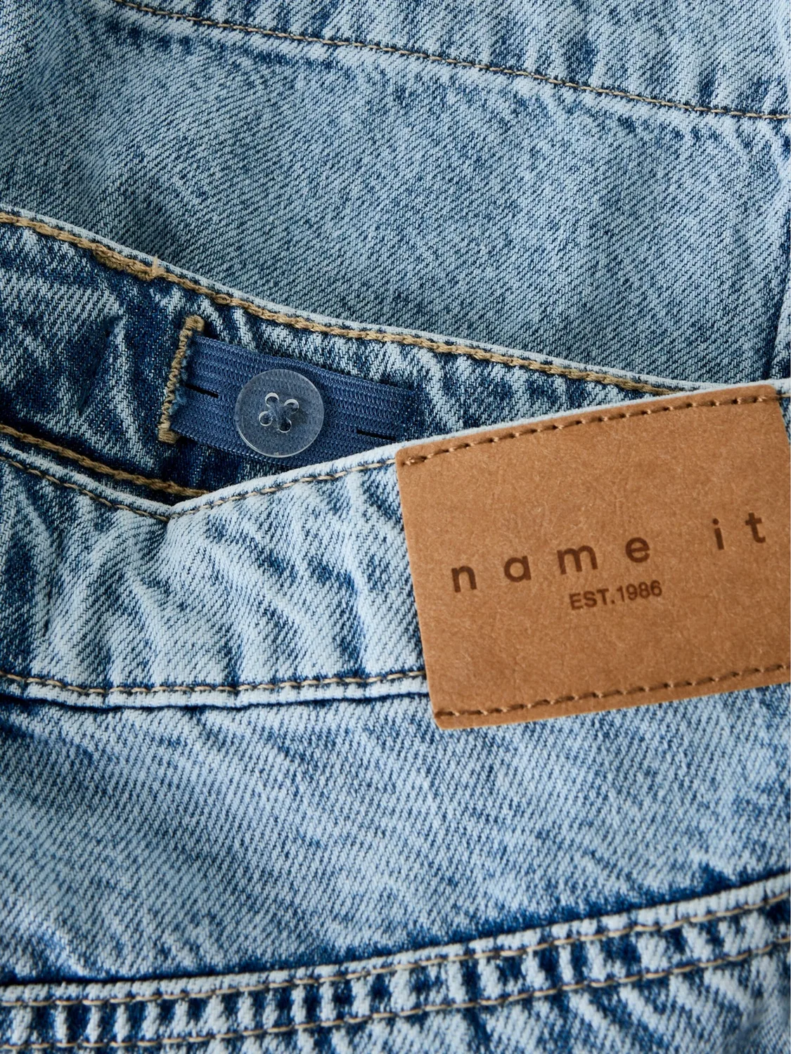 Джинсы Name It Regular Jeans NKFRose синего цвета — фото 3