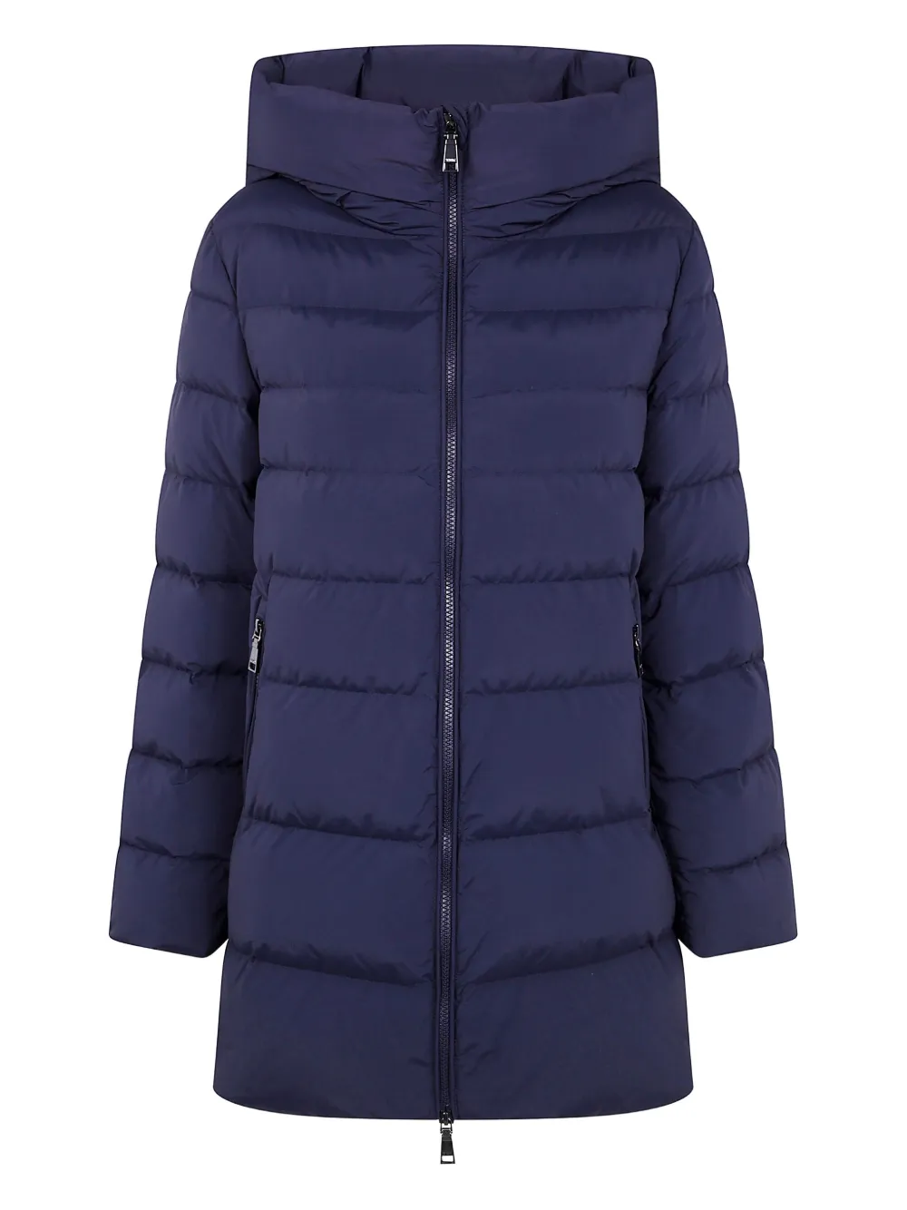 

Стеганое пальто с капюшоном Seventy, синий