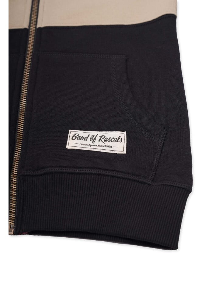 Спортивная куртка Band of Rascals Sweatwear Split, цвет clay-black — фото 4