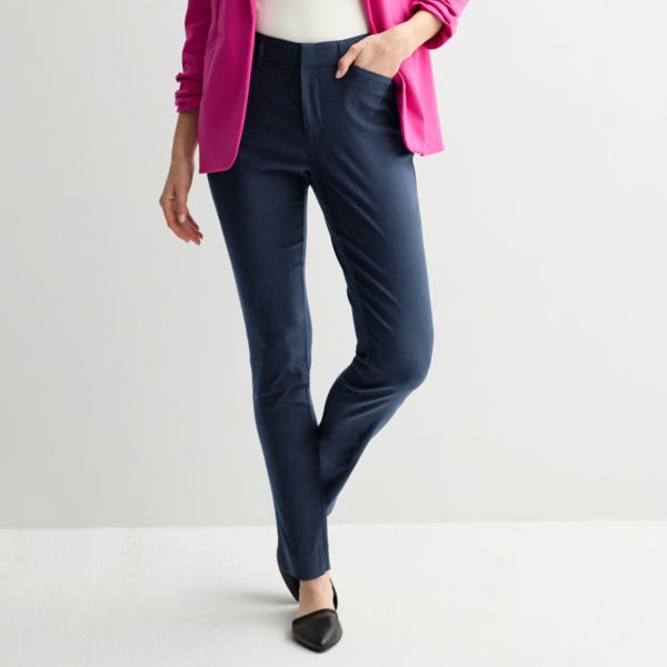 

Женские узкие брюки до щиколотки Nine West, цвет resolute blue