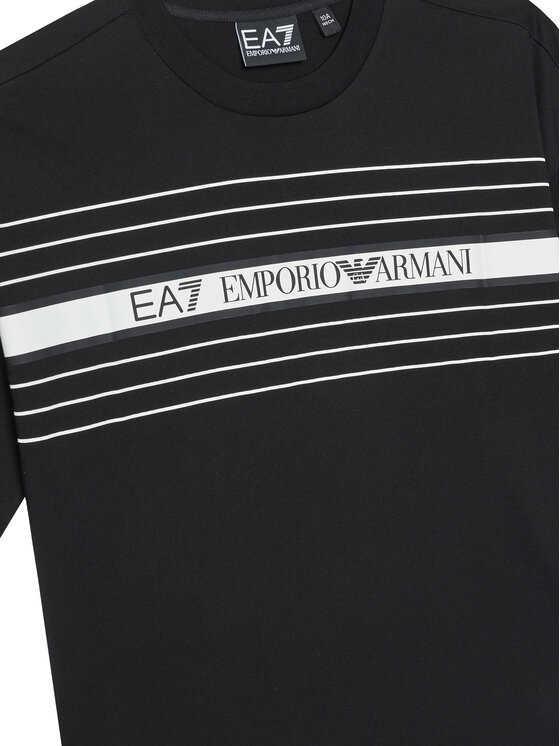 Футболка relaxed fit 7B000069 AF10378 UC001 Ea7 Emporio Armani, чёрный — фото 3