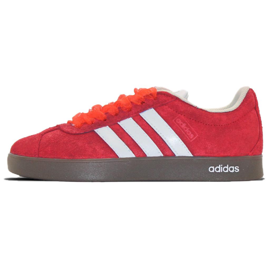 

Adidas ВЛ Корт 2.0 противоскользящие износостойкие низкие скейтерские кроссовки унисекс бело-красные, цвет White Red
