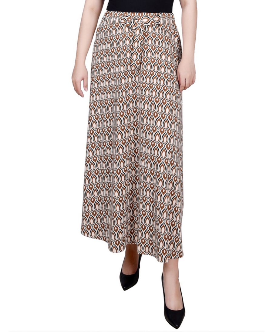 

Миниатюрная юбка-полуоблегающего кроя NY Collection, Tan Black