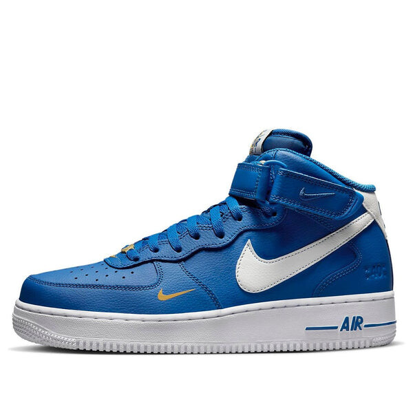 

Кроссовки air force 1 mid '07 lv8 '40th anniversary - blue jay' Nike, синий