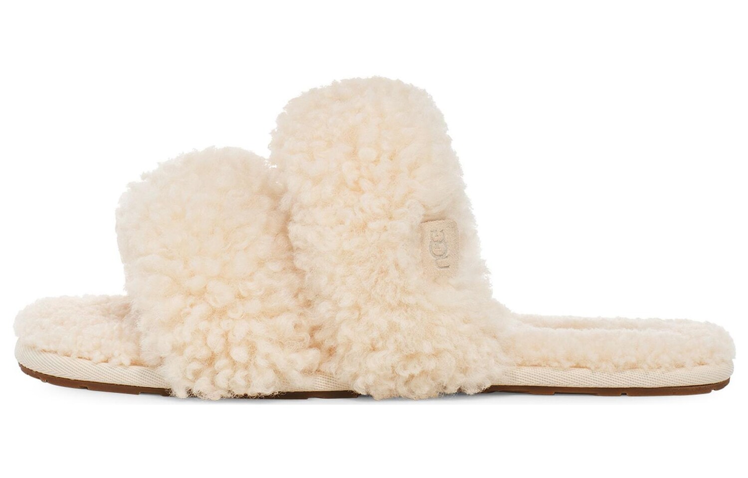 Шлепанцы женские бежевые Ugg