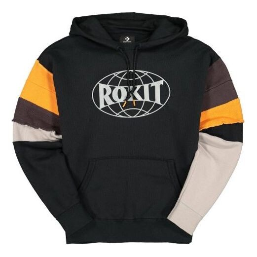 

Толстовка Men's Converse x Rokit Pullover Crossover Splicing Black, черный