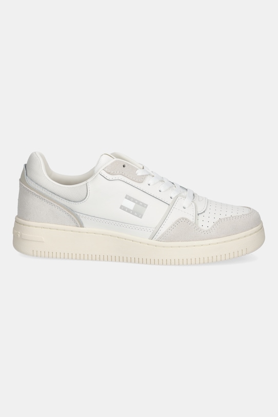 Кожаные кроссовки TJW Retro Basket Sneaker Tommy Jeans, белый — фото 2