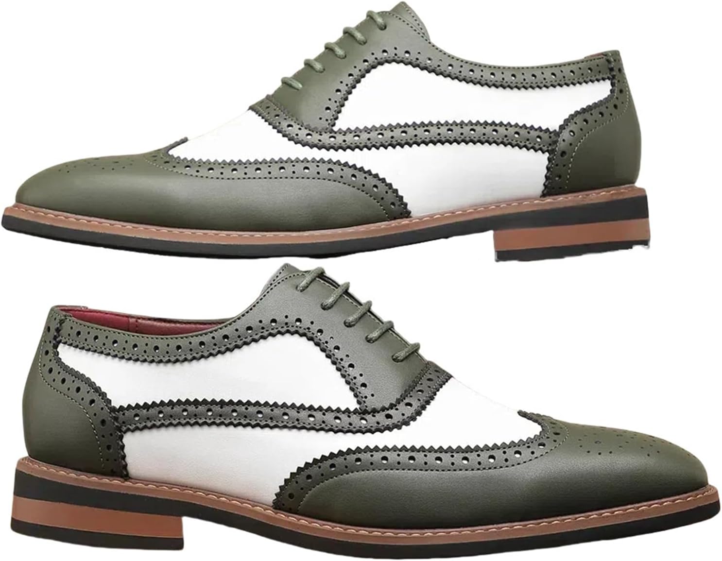 

Мужские туфли Brogues с крылышками, шнуровкой, классические черные, дерби, для выпускного, модные оксфорды Abborora