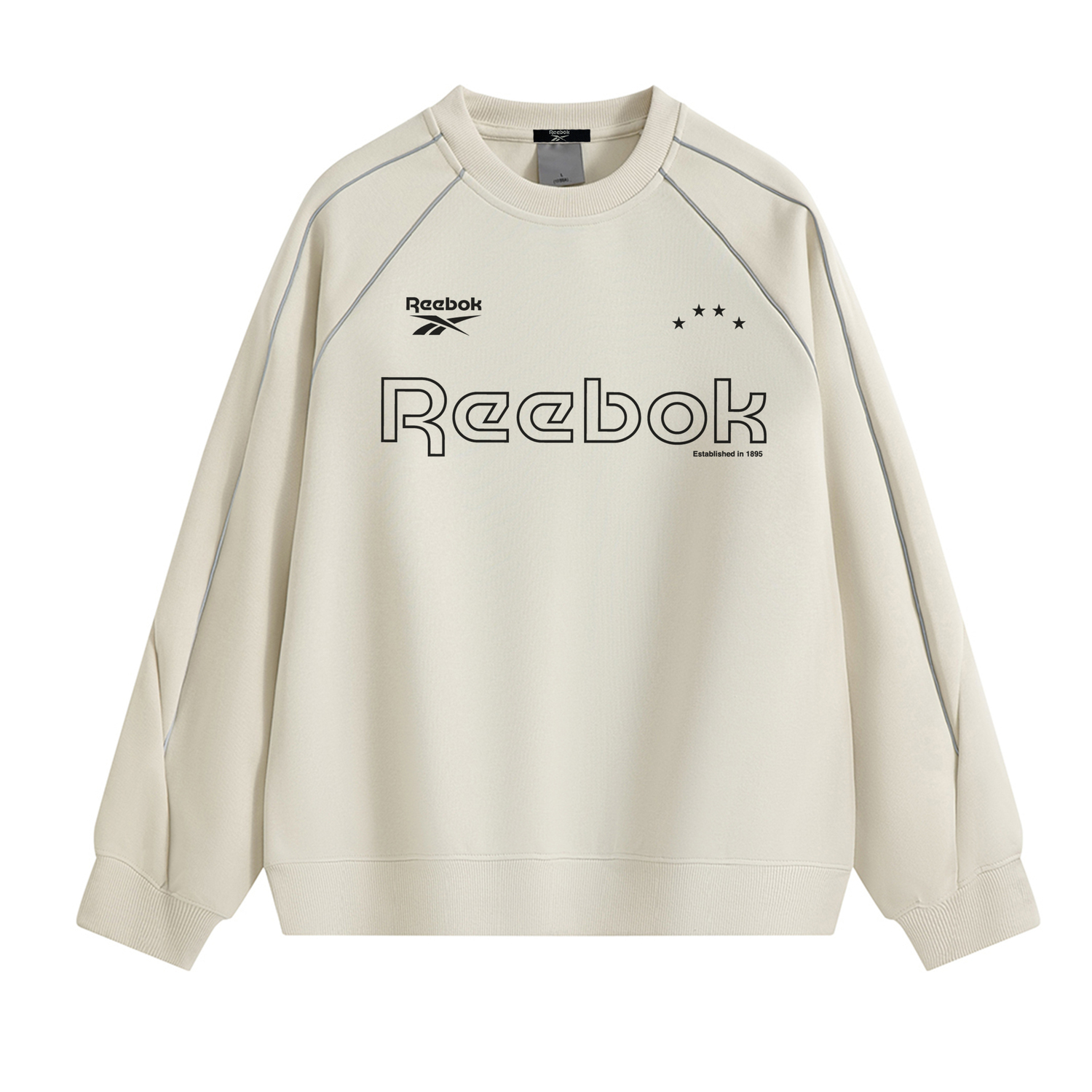 

Свитшоты Unisex Crew Neck Moderate Regular Reebok, светло априкот
