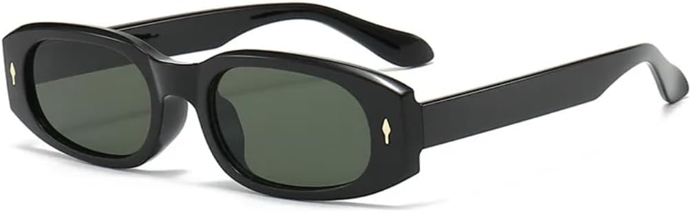 

Солнцезащитные очки с защитой UV400 | Маленькие заклепки конфетных цветов | Для женщин и мужчин, для занятий спортом на открытом воздухе и вождения DSVIGF, Black Green