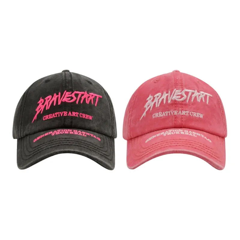 

CMFY Хлопковая бейсболка унисекс с полиэстером, Black+Rose Red