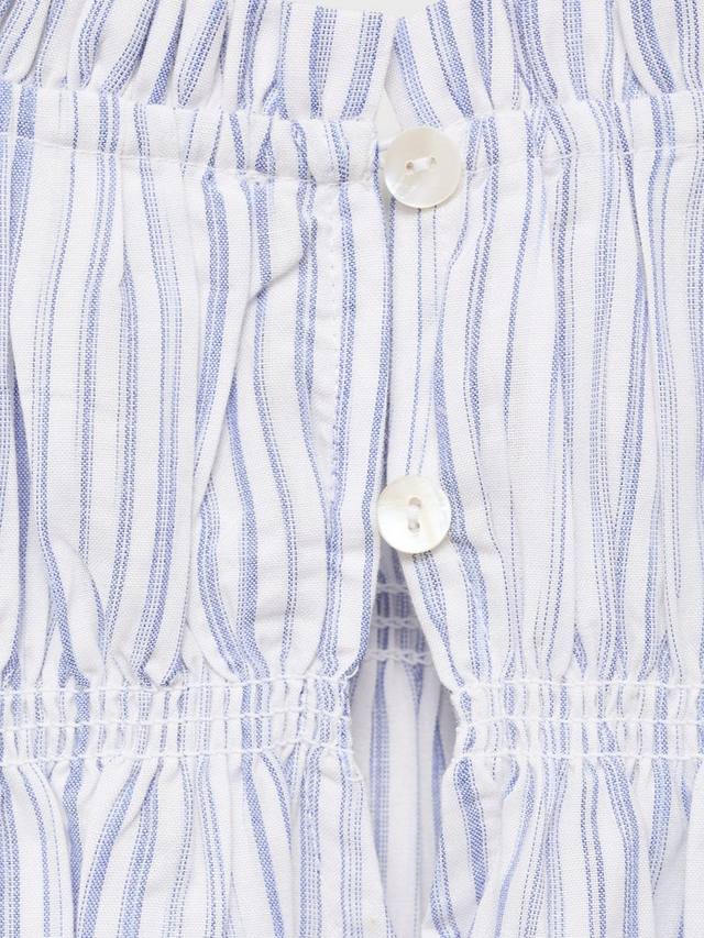 Детская блузка Madison с длинными рукавами из хлопковой смеси Mango, Medium Blue — фото 3