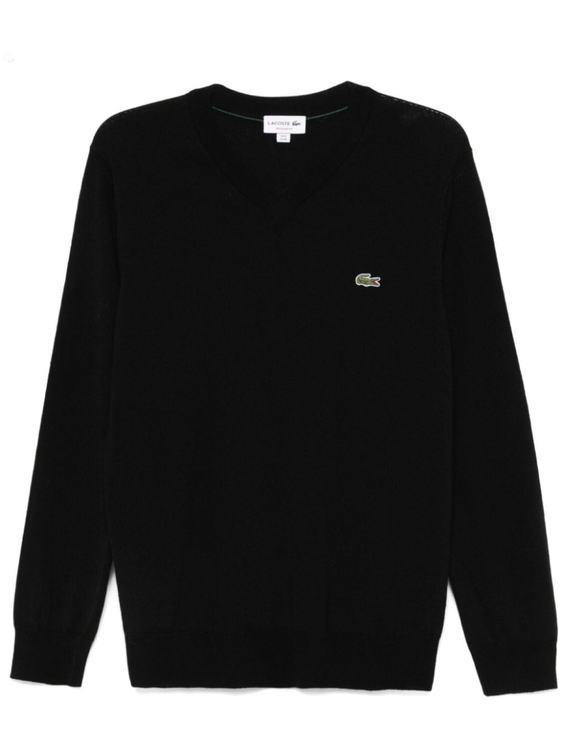 

Свитер с V-образным вырезом Lacoste, черный