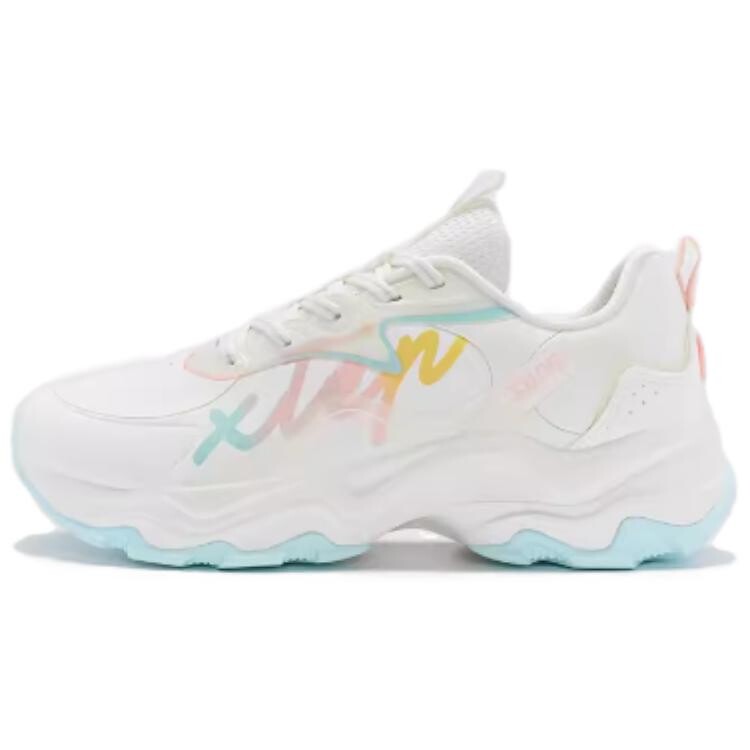

Кроссовки для бега Man Dance Running Shoes Women's Low-top Sail White/Putty Pink/Foam Blue Xtep