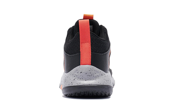 Детские баскетбольные кроссовки GS Mid-top Black/Sunshine Orange Lining Young — фото 4