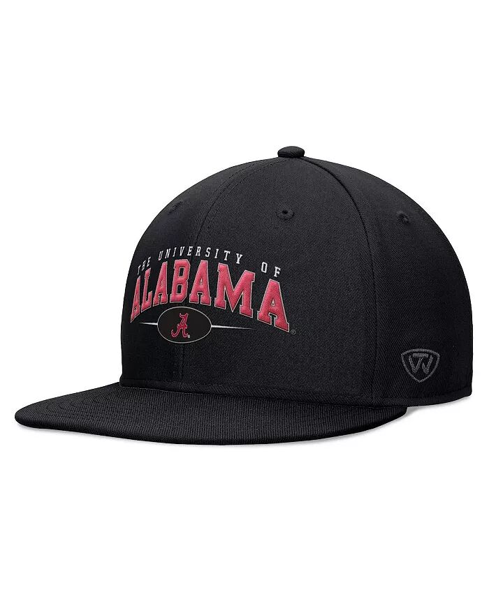 

Мужская черная кепка Snapback Alabama Crimson Tide Bullpen Snapback Top Of The World, черный