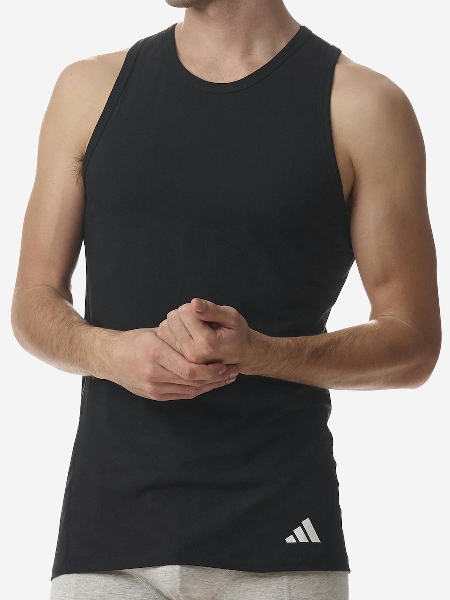 Нижняя рубашка ADIDAS SPORTSWEAR Active Flex Cotton Ergonomic, черный — фото 4