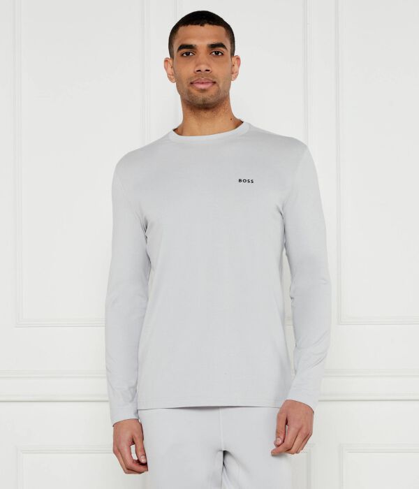 

Футболка с длинным рукавом длинная Regular fit Boss Green, серый