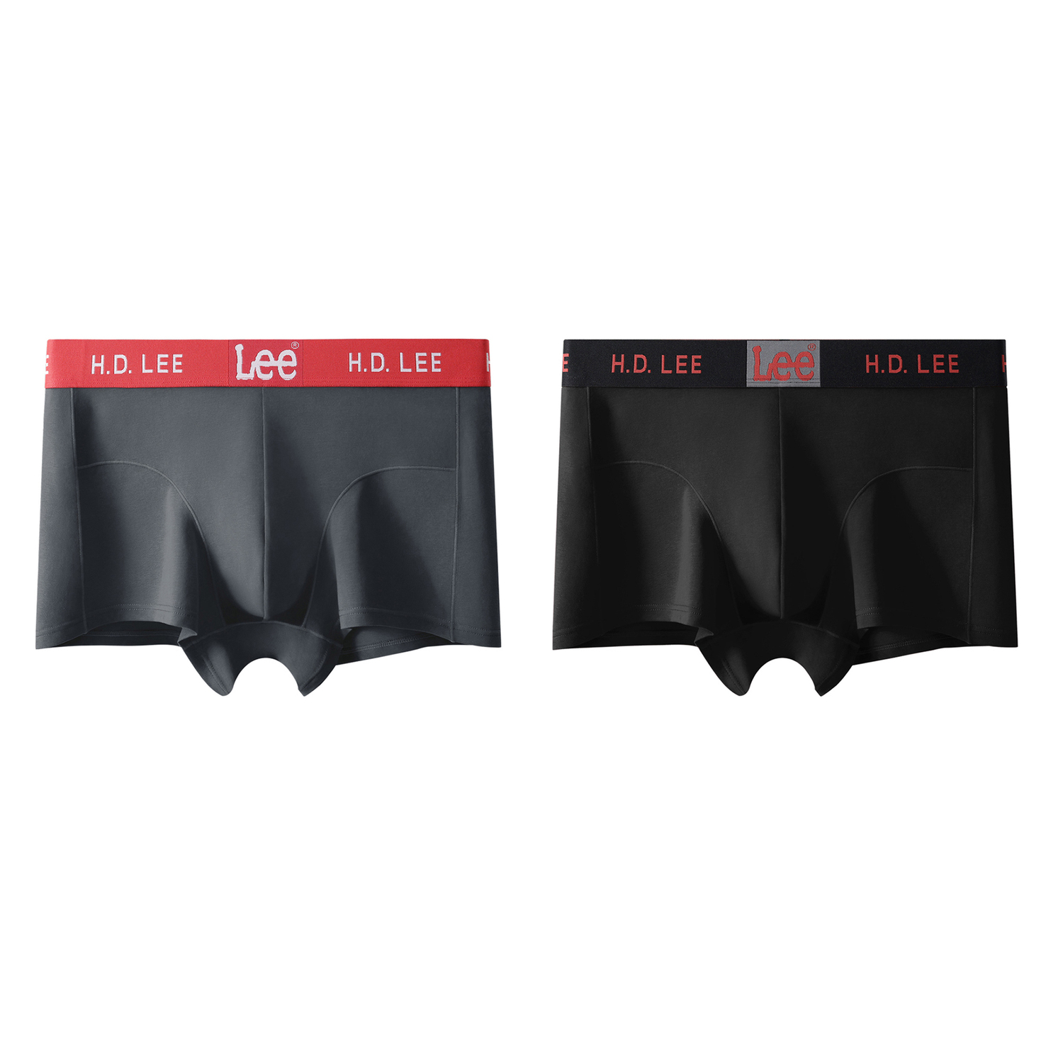 

Мужские трусы 2 штуки в подарочной упаковке Lee, темно-серый