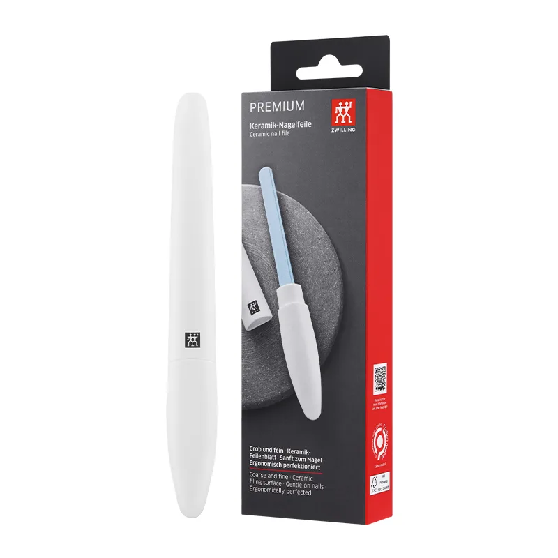 ZWILLING Двусторонняя наждачная полоска для снятия лака, несколько размеров, средство для чистки, Simple White【88402-151-0】