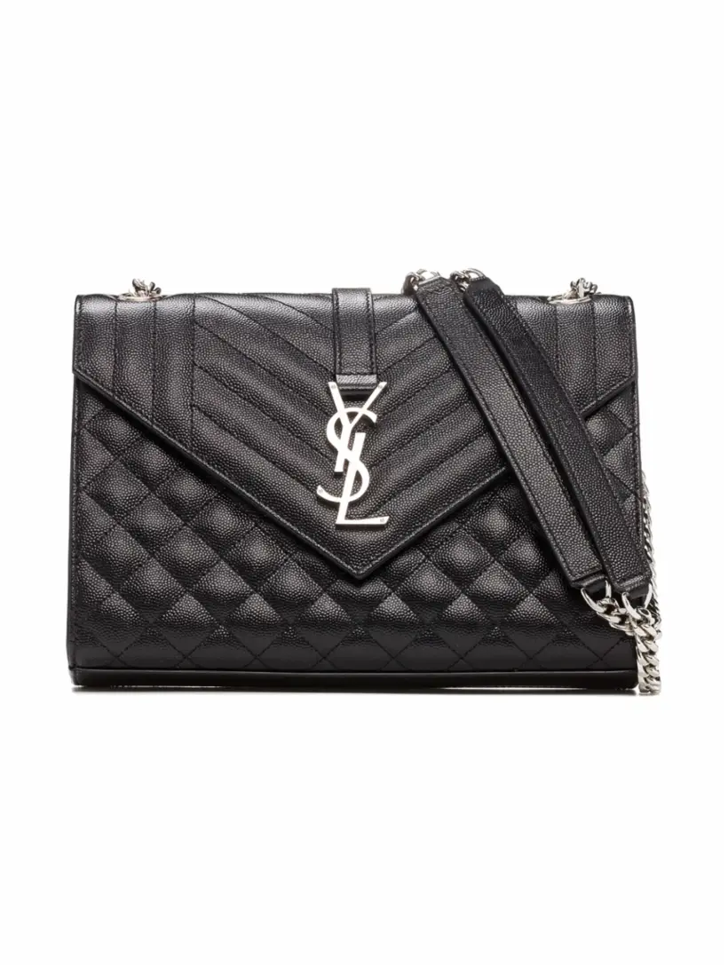 

Сумка через плечо Envelope Saint Laurent, черный