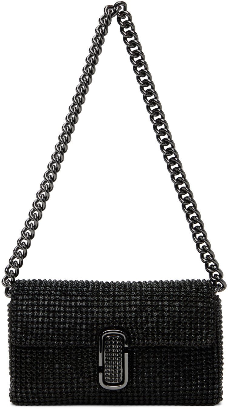 

Сумка через плечо «The Rhinestone J Marc Mini» Marc Jacobs, черный