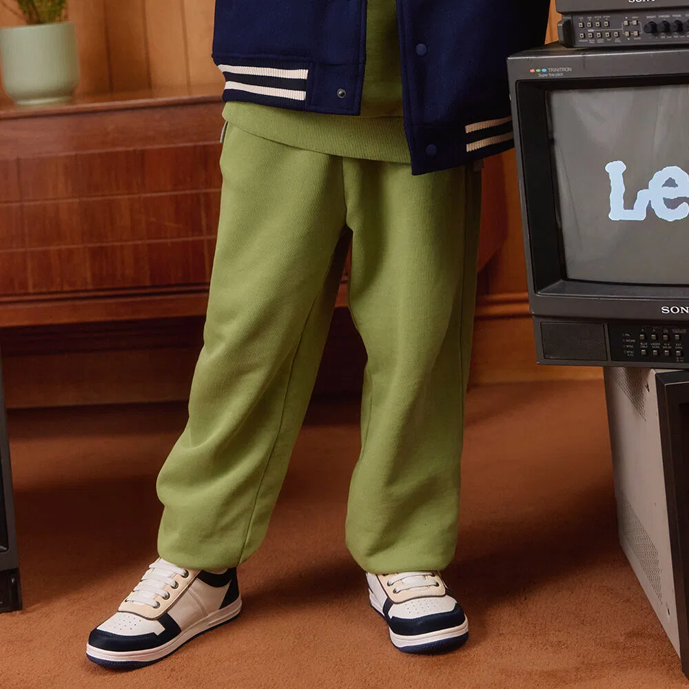 Детские джоггеры Lee Kids свободного кроя зелёные