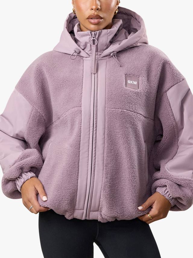 

Женская худи куртка борг Gym King, Purple Fog