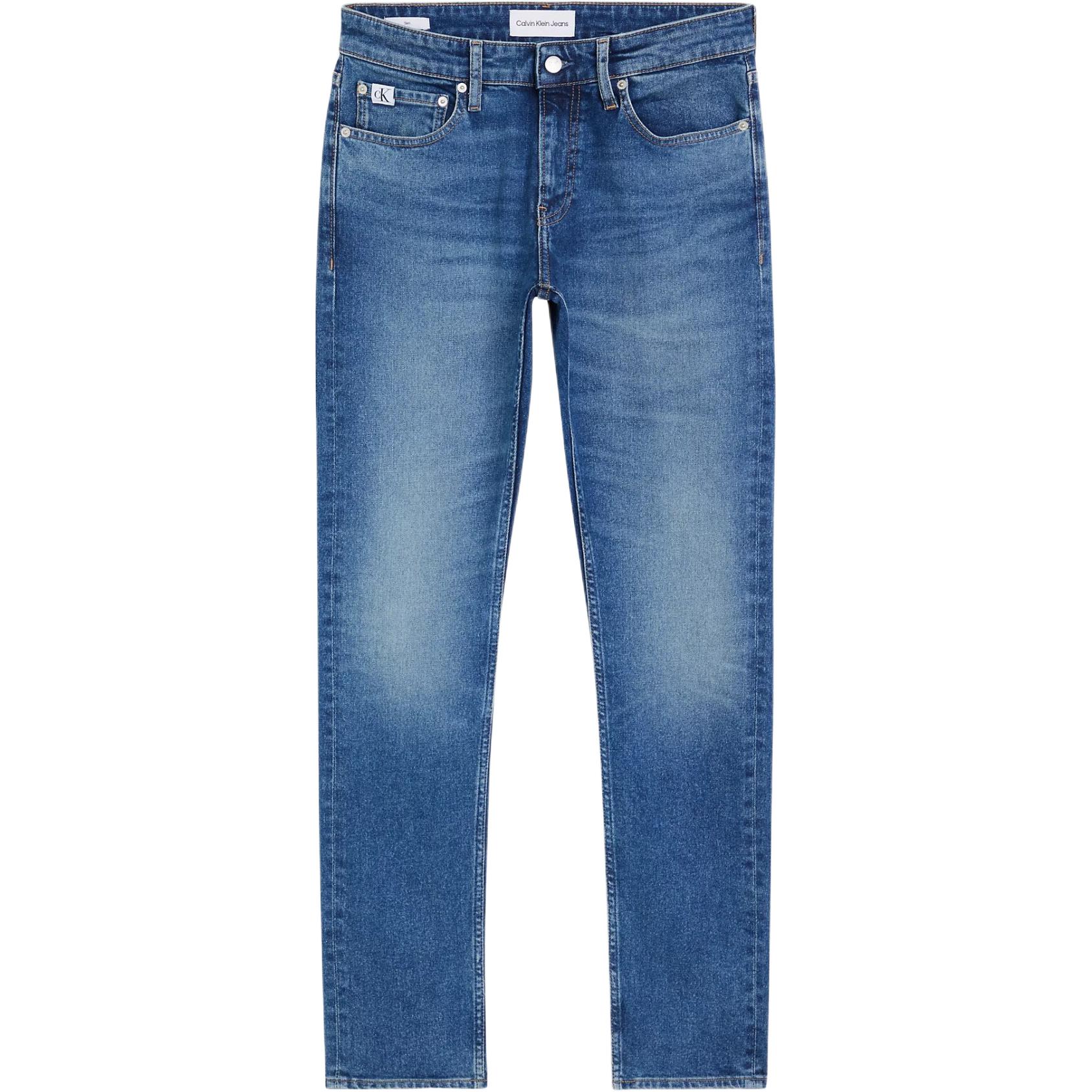 

Calvin Klein Джинсы Europe Version мужские средний синий