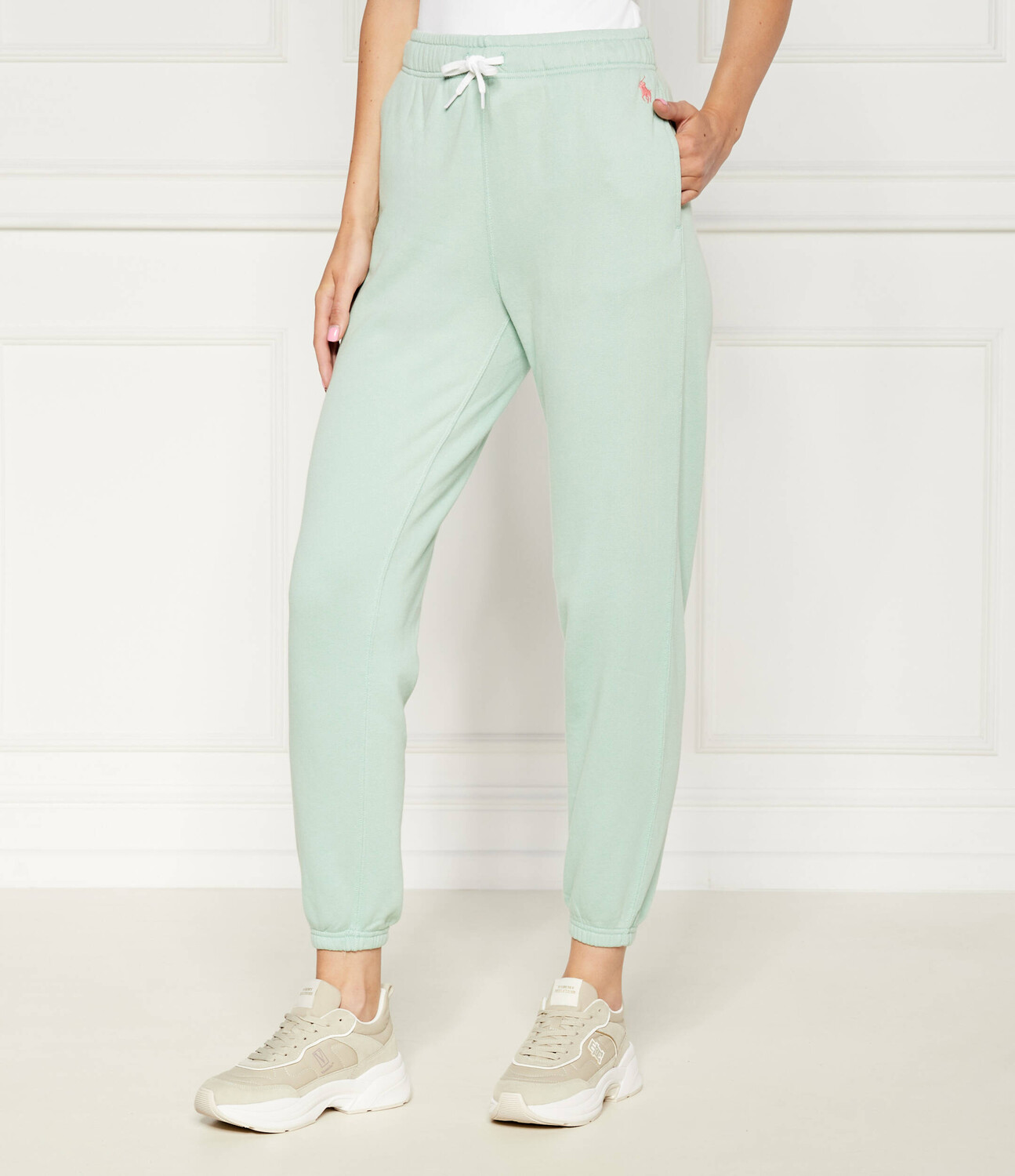 Спортивные брюки POLO RALPH LAUREN Loose fit, цвет menta — фото 3