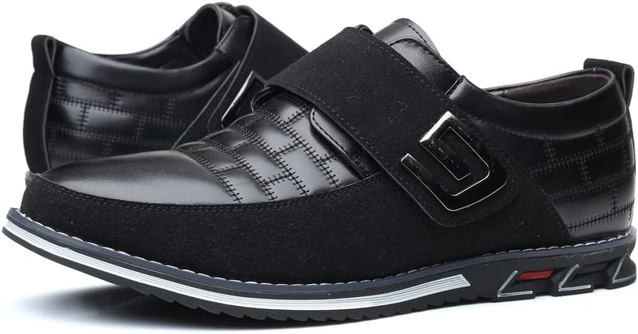 

Мужские повседневные модные туфли, дышащие, легкие и удобные лоферы Generic, черный