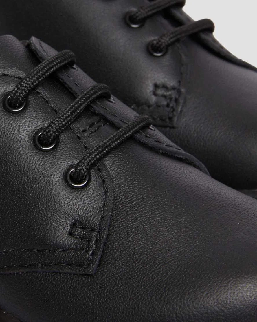 Детские туфли-оксфорды Dr Martens 1461 Junior, мягкая кожа, черный — фото 3