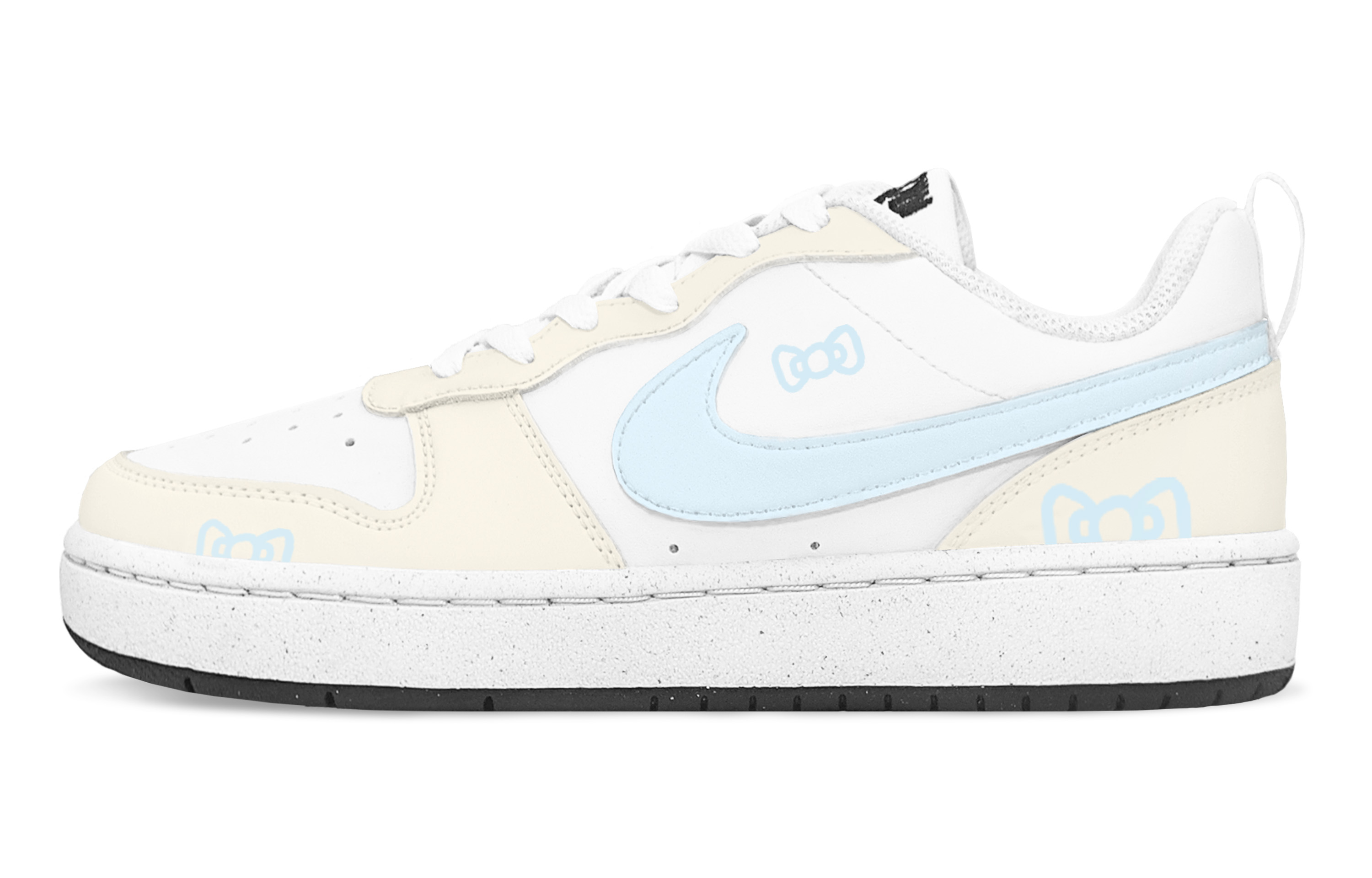 

Nike Бордовые скейтерские кроссовки Court Borough Cloud Meimei с противоскользящей подошвой и амортизацией, низкие, White, детские