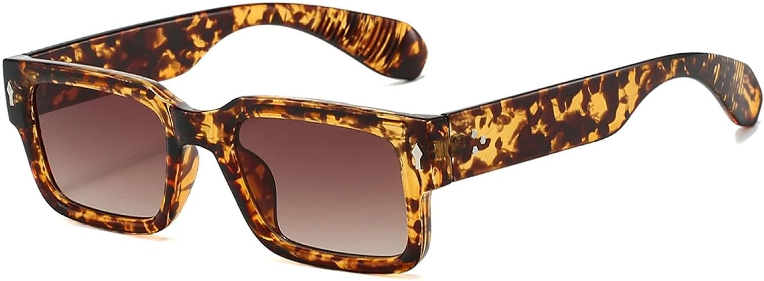 

Солнцезащитные очки с защитой от УФ-излучения UV400 | Мужские и женские градиентные | Линзы конфетных цветов для занятий спортом на открытом воздухе и вождения DSVIGF, Leopard-gradient Tea