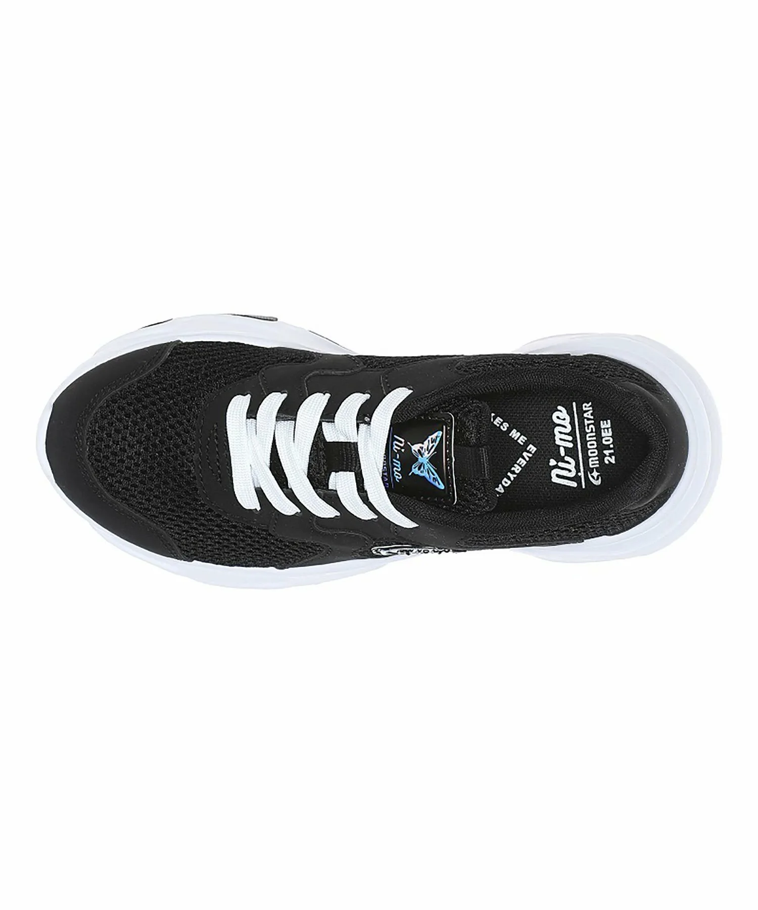 Детские кроссовки MoonStar NM J143 черного цвета для девочек Ni-Mo, black — фото 3