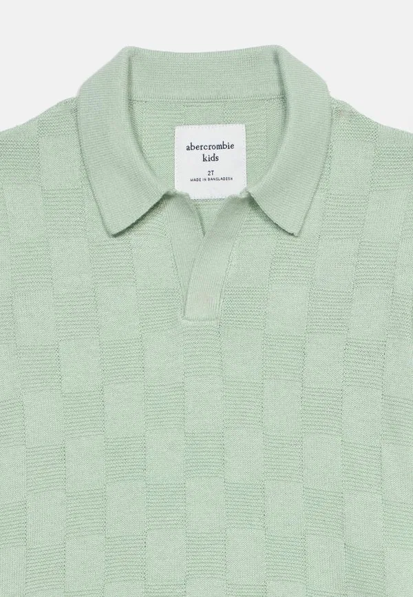 Рубашка-Поло с воротником-стойкой Abercrombie & Fitch, Silt Green — фото 4