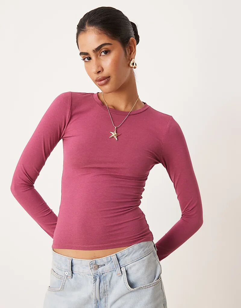 

Джемпер Cotton On All Day с длинными рукавами, насыщенного сливового цвета