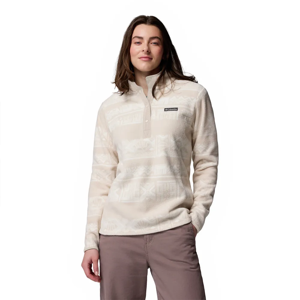 

Флис Columbia Benton Springs Printed Snap half zip, бежевый