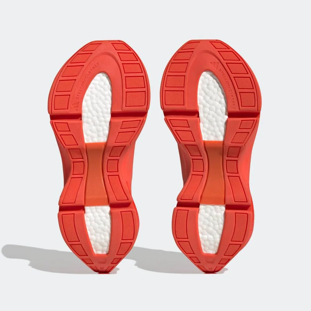 Мужские кроссовки Adidas Stella McCartney спортивного стиля на шнуровке - черные, оранжевый/черный — фото 2