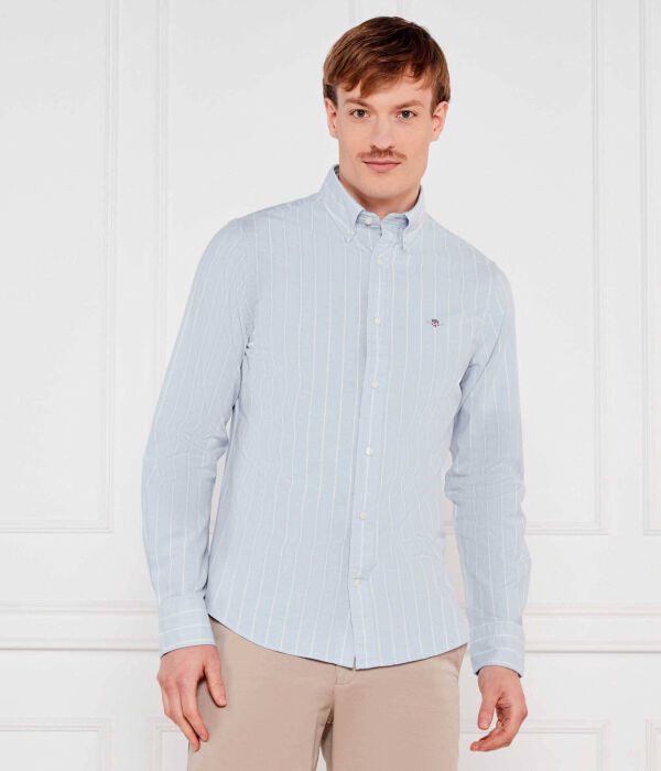 

Рубашка Slim fit Gant, синий