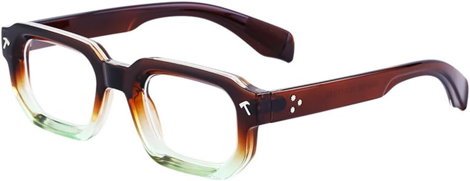 

Солнцезащитные очки UV400 с защитой от УФ-излучения — маленькая оправа с заклепками и градиентным покрытием, подходят для женщин и мужчин, для бега и занятий спортом на открытом воздухе UYPTK, Tea Green Clear