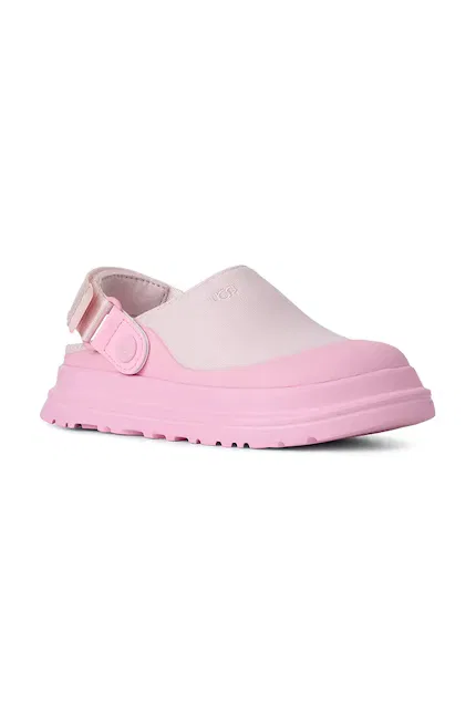 Тапочки текстильные Goldenglow Canvas Clog UGG, розовый — фото 2