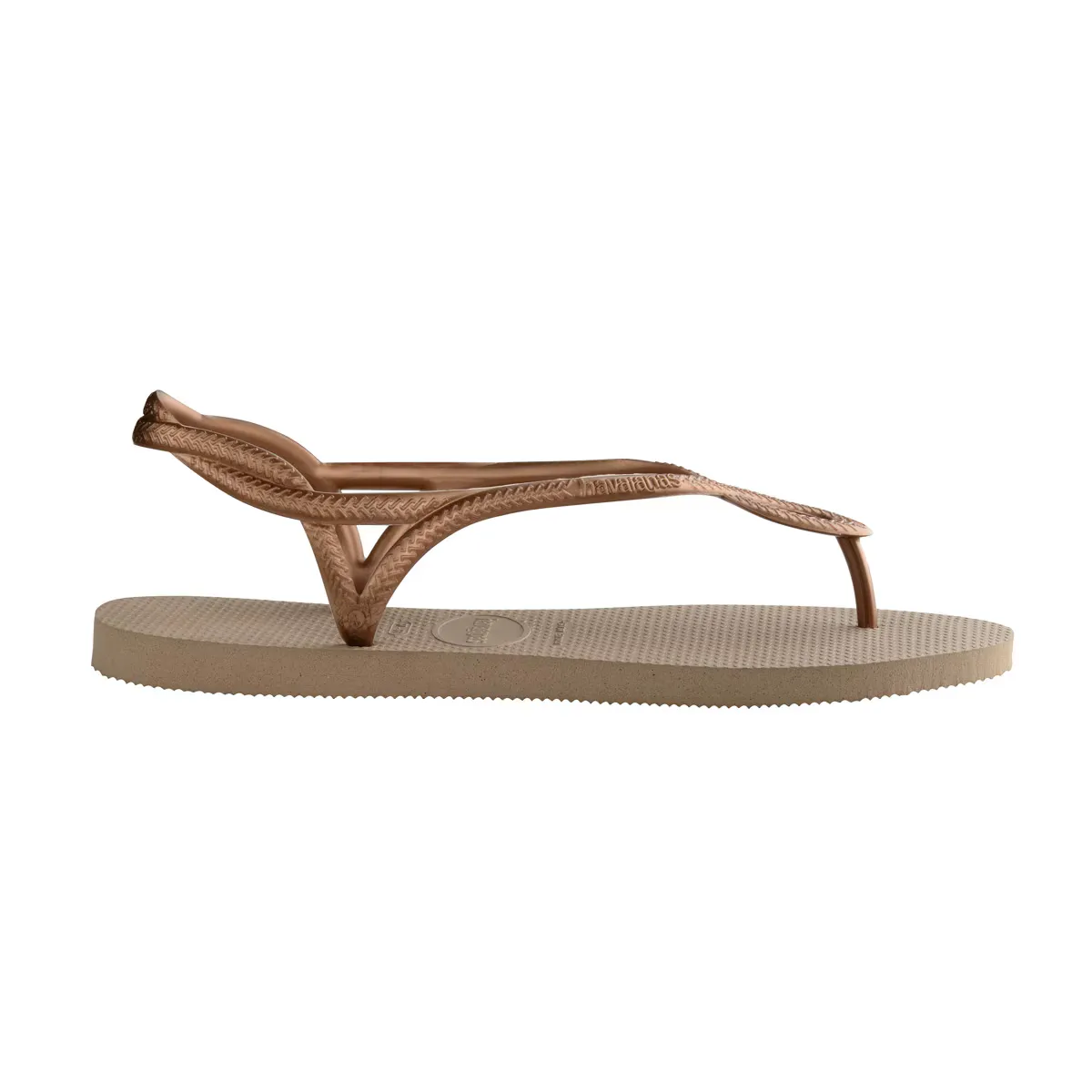 Luna Havaianas женские пляжные сандалии, золотой — фото 2